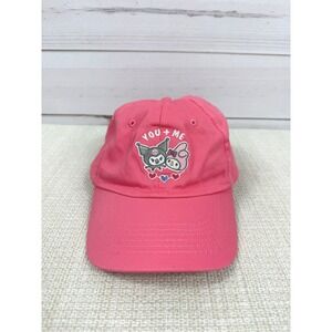 My‎ Melody Kuromi Sanrio Pink Baseball Cap Embroidered You + Me Adjustable
